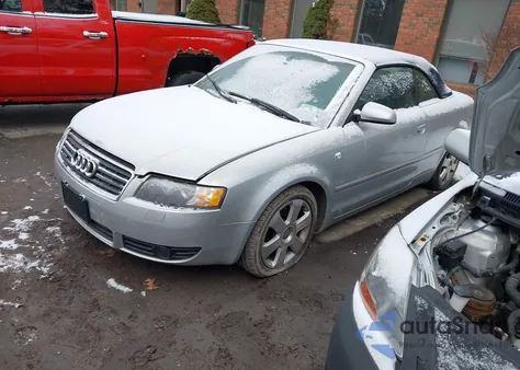 2004 Audi A4 3.0 from USA, damaged, VIN WAUDT48H14K007041